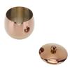Large Stainless Steel Sugar Bowl Spice Jar With Lid Storage For Salt Candy Coffee Dishwasher Safe