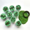 10 Stück Thema Tonstempel und Ausstecher Set, Schmetterling, Biene Design Geeignet für Töpferei, Scrapbooking, Kartenbasteln DIY