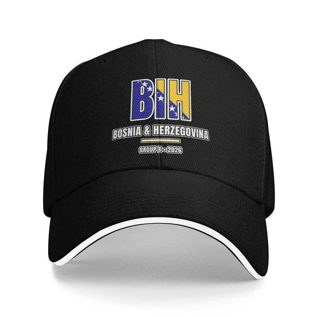 Bosnia and Herzegovina Flag Outfits Unisex Women Baseball Caps Trucker Hat Classic Travel Headwear Adjustable Fit Snapback Cap