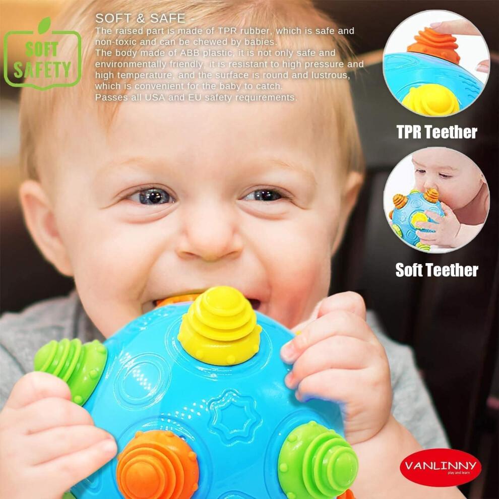 Giocattolo Palla Musicale Scuoti e Rimbalza per Bambini 3 - 6 Anni - Danzante, Irregolare, Suoni Interattivi, Apprendimento Sensoriale Regalo per Bambini Piccoli