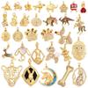 M68 DIY Animal Jewelry Accessories - Lion, Leopard, Dog, Rabbit, Dinosaur, Unicorn with Micro-paved Zircon