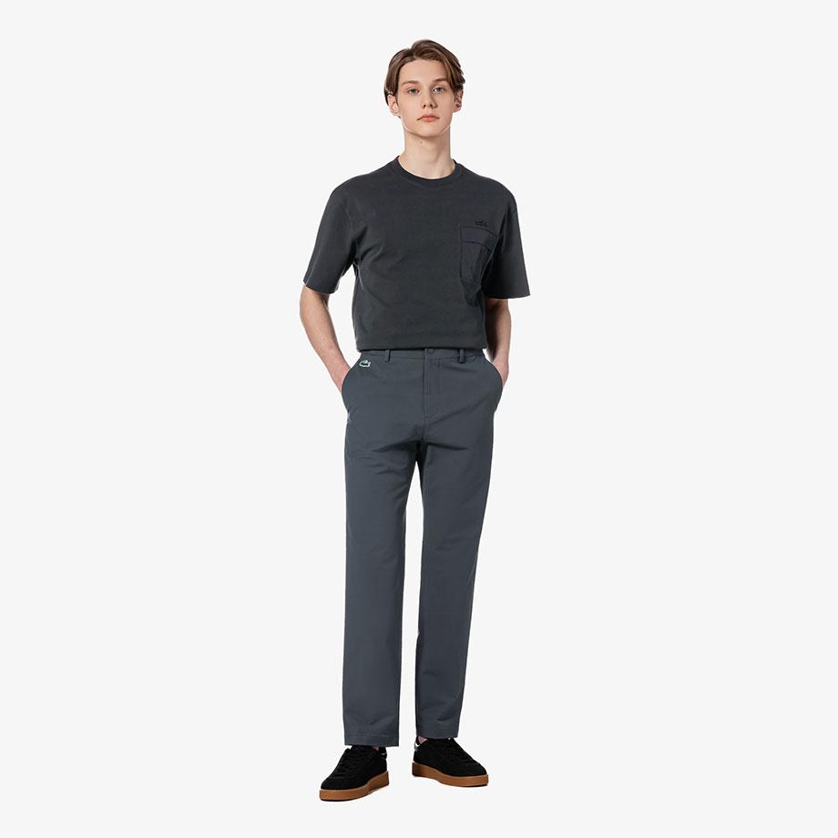 [lacoste] Men's Spring Stretch Side-Banding Pants HH103E-55G050