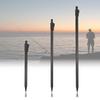 Adjustable Carp Fishing Bank Stick Extending Aluminum Alloy Fishing Fish Rod Rest for Bite Alarm Adjustable Fishing Bank Stick