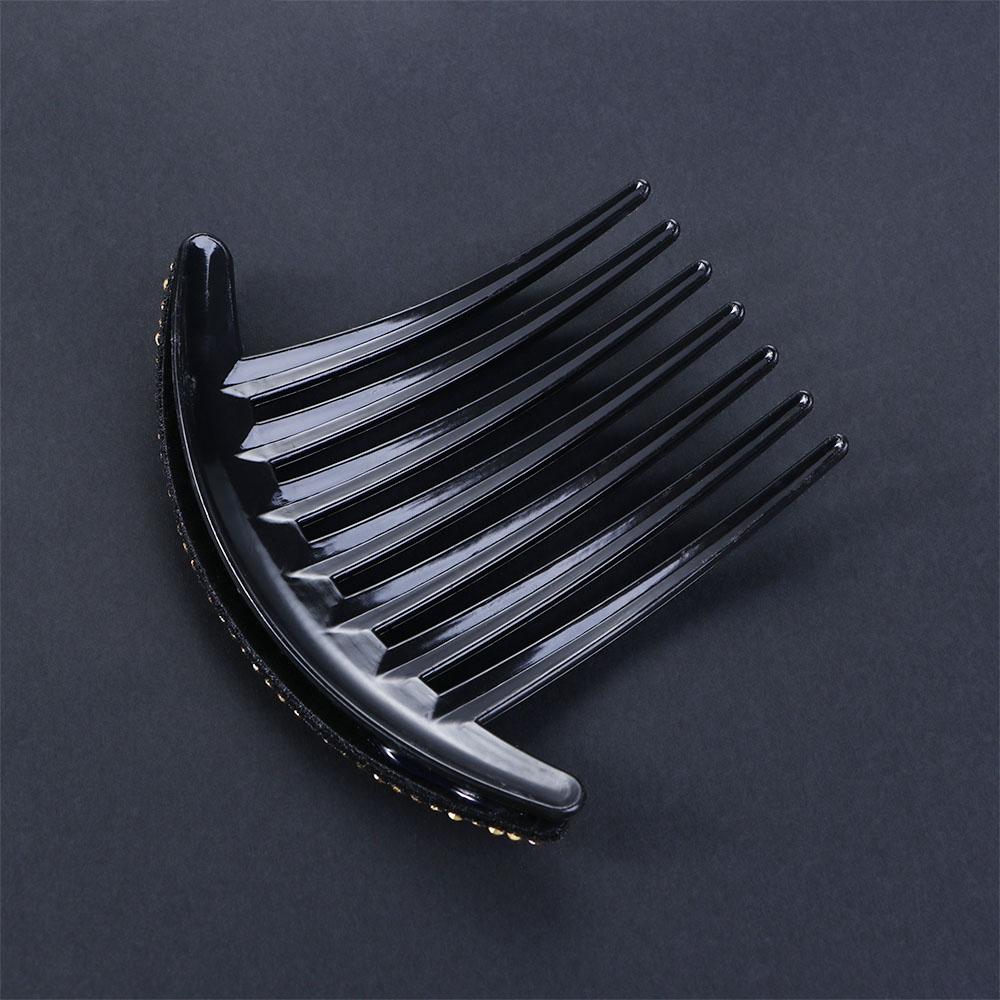 Temperament All-match Hair Accessories Korean Style Headwear Seven-tooth Comb Rhinestone Hair Comb
