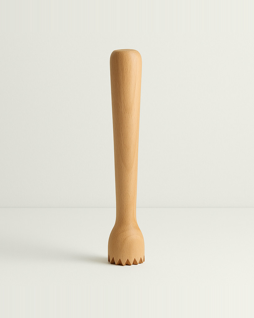 Leeseph Wooden Muddler for Cocktails, Wood Ice Crusher Muddler Bar Tool, Kitchen Tool for Garlic Herbs Fruits