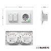 EU Standard 120 Tuya Wireless Two-Way Alexa Wall Switch