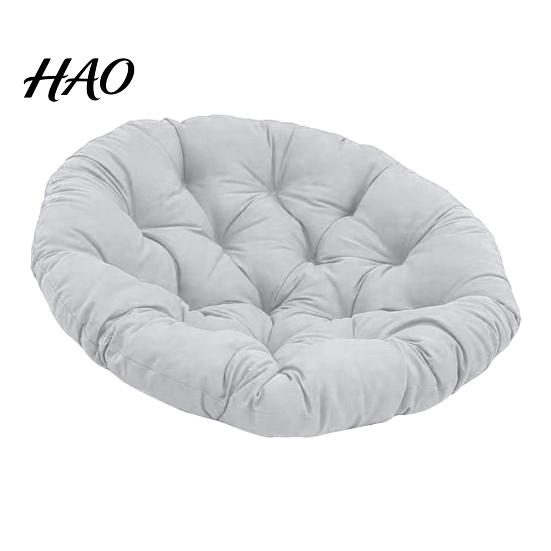 New Polyester Fibre Wadding Pad Round Cushion for Hanging Egg Chair Stuffed Hammock Seat Soft Rocking Rocker Patio Garden Swing Chairs Heavy-duty