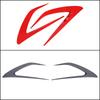 2 PCs ABS Carbon Fiber Car Front Bumper Side Air Intake Grille Decorative Frame Auto Accessories Suitable for Mazda MX-5 2016+