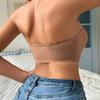 Women's Front Buckle Bra Sexy Strapless Underwear Seamless Invisible Waves Grain Bras Wireless Comfort One-piece Smooth Bralette