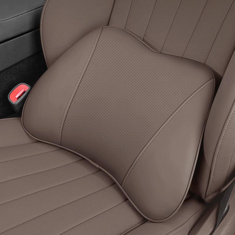 Jiyue 01/07 Car Headrest & Backrest Memory Foam Cushion with Neck and Lumbar Support