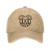 Lässige Radioheads Baseballkappe für Unisex Damen Used Denim Gewaschene Kopfbedeckung Outdoor Workouts Geschenk Hüte Kappe