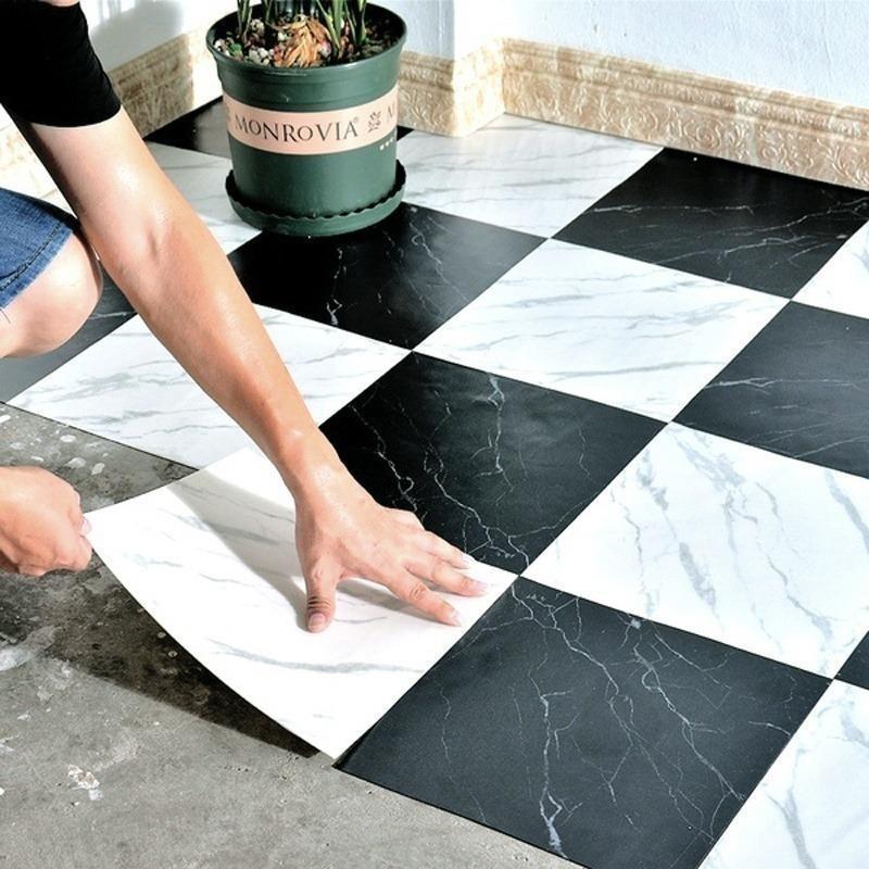 ORFOFO 10 Piastrelle Esagonali Autoadesive In PVC Per Bagno E Cucina - Adesivi Murale Geometrici Peel And Stick