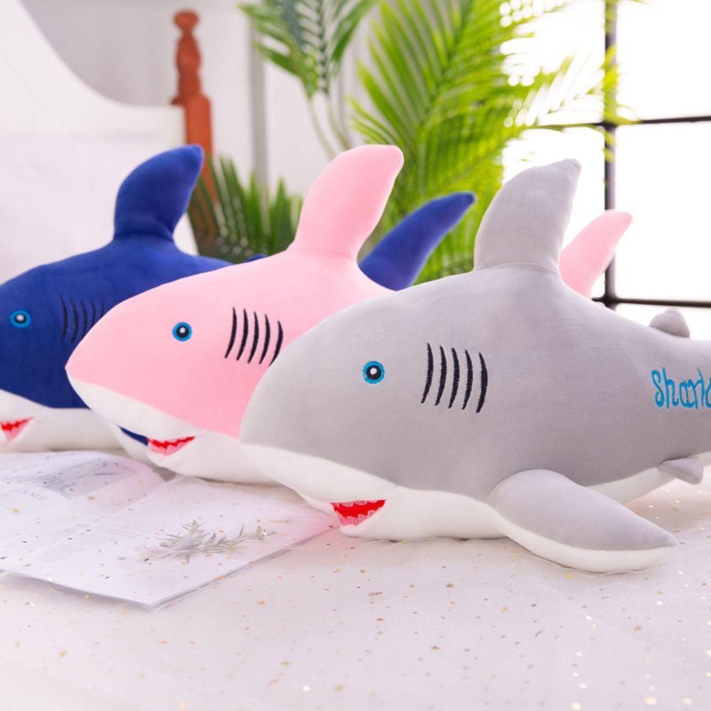 Plush Doll Kids Toys Pillow Cushion Giant Shark Plush Toy Shark Stuffed Toys Stuffed Animal Doll
