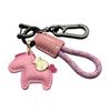 [YFFSFDC] Good Luck Keychain Horse Stylish Leather Goods Cute Hanging