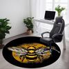 1pc Bee Honey Office Round Area Rug,  Mat Suitable For Office, Under Office Chairs Bedroom Living Room Home Decor, Room Deco