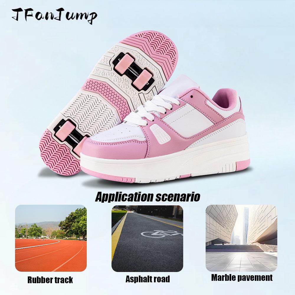 Rullskridskor Barn Sneakers Med Hjul Barn Rullskridskor Mode Utomhussportskor Flickor Pojkar Presenter Till Barn