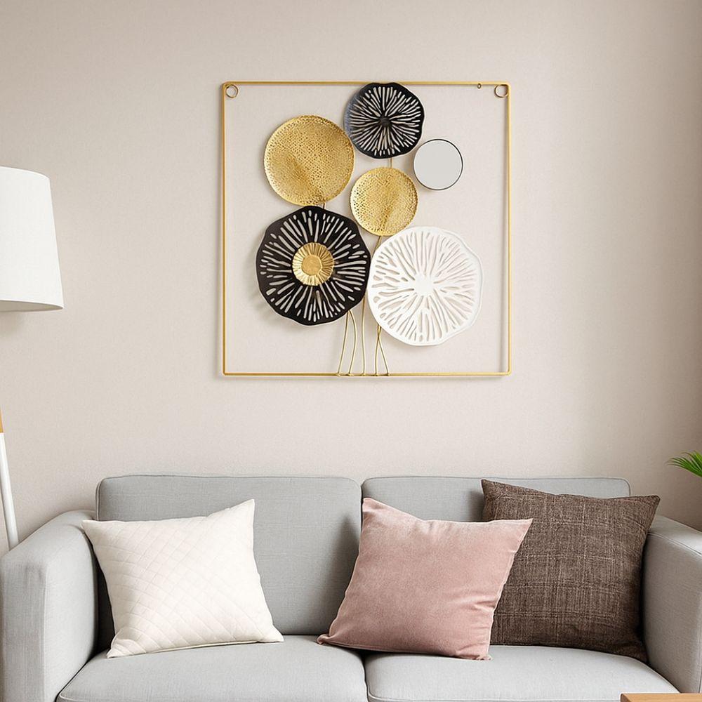 Minimalist Iron Art Pendant Nordic Style Metal Wall Art Wall Hanging Decorative  Hotel Lobby