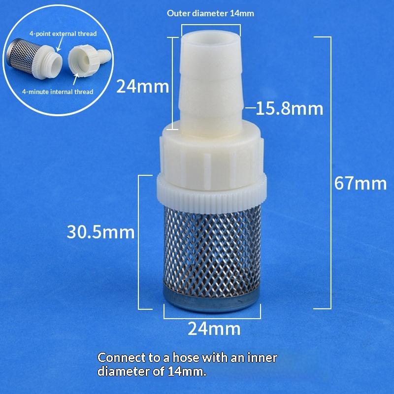 Multi Size Hose Filter Stainless Steel 4mm 6mm 8mm 10mm 12mm 14mm Fine Mesh Rust Resistant For Water Fuel Pump Aquarium