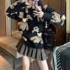 Korean 3D Little Bear Knit Sweater for Women - Loose, Fashionable, Plus Size for Autumn/Winter