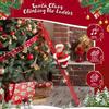Santa Climbing Ladder Funny Electric Claus Rope Ladder Decoration Christmas Tree Decorations Hanging Ornaments for Party Door