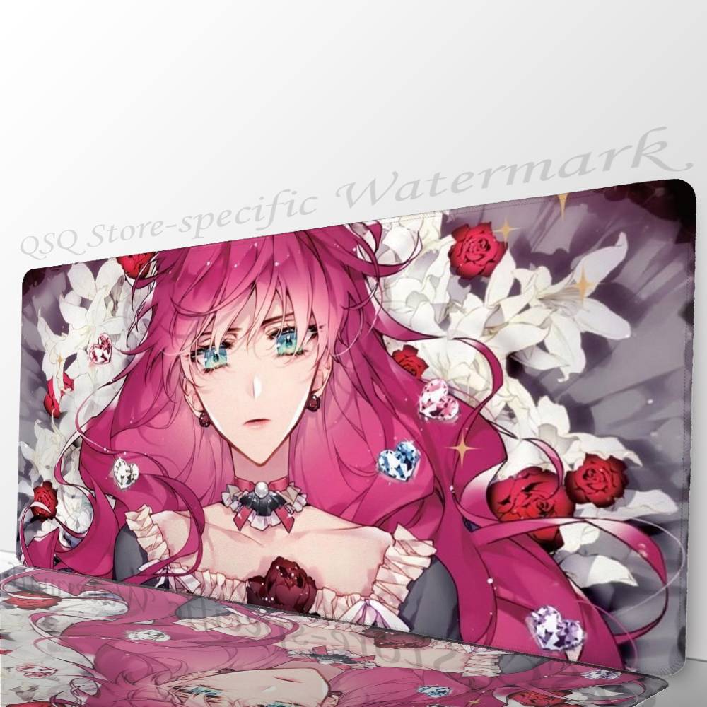 Manga V-Villains Are Destined To Die Mousepad Non-slip Suitable For Office Computers Laptops E-sports Game Desk Mats XXL Keyboa