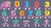 Pink Educational Magnetic Train Learning Numbers Montessori Operations 31pcs