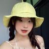 Japanese Plaid Bucket Cap Summer Women's Sun Hat Fashion Fisherman Caps  Outdoor