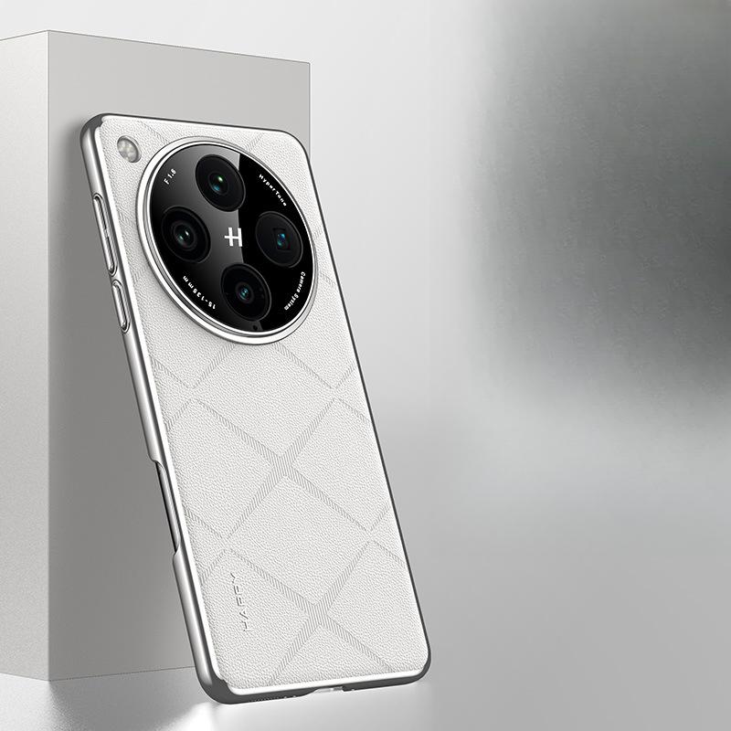 Applicable To OPPOFindX8 Mobile Phone Case Full-inclusive Lens X8 Anti-fall Business Simple Men and Women X7 Hard Leather Case