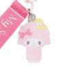 Sanrio Logo Embroidered Tag Character Grand Prize 1st My Sweet 13 x 4 x 304727 Keychain, Edition, Piano, 0.7 cm, Character,