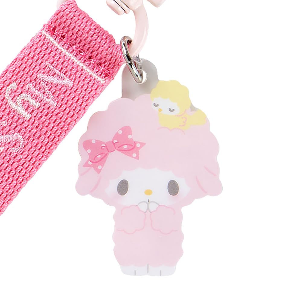Sanrio Logo Embroidered Tag Character Grand Prize 1st My Sweet 13 x 4 x 304727 Keychain, Edition, Piano, 0.7 cm, Character,