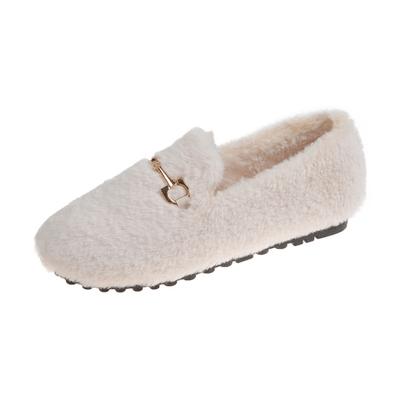 Winter Cotton Shoes Women Winter Plush Thick-soled Rabbit Fur Women's Shoes