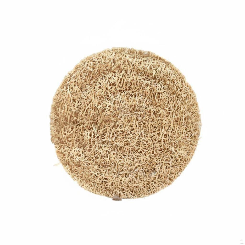 Natural Luffa Tea Mat, Mug Pad, Pot Soft, Breathable, Multiple Sizes, Heat