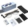 Bluetooth AI Smart Glasses with Metal Spring Hinges for Music & Calls - Black Wireless Technology