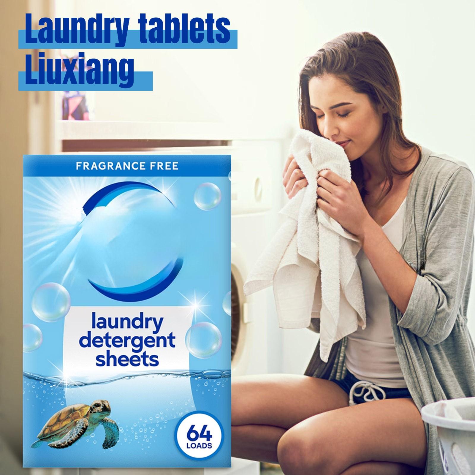 

Таблетки стирального порошка без запаха, Экологичные таблетки стирального порошка без запаха, 32 таблетки, 64 стирки One Size