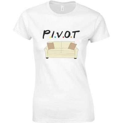 Brand88 - Pivot, Ladies Printed T-Shirt