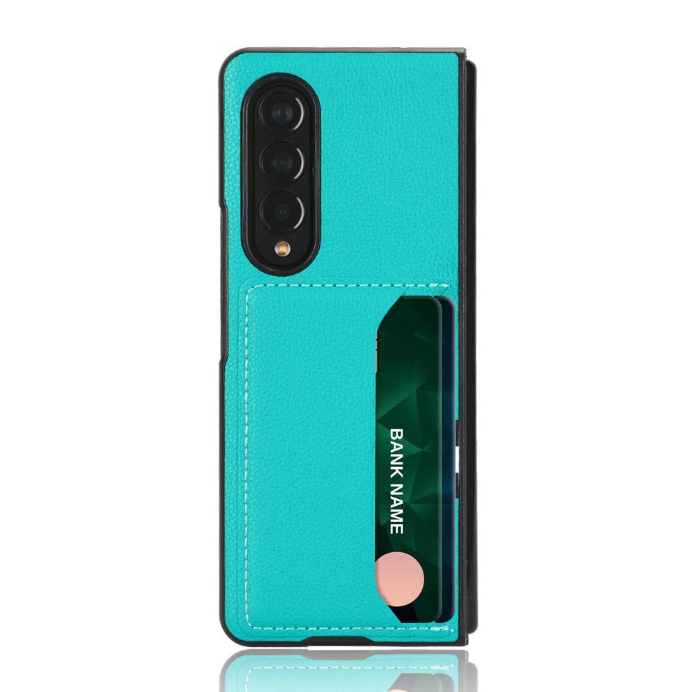 Dustproof Slim Leather Phone Case For Samsung Galaxy Z Fold 4 5g Fold3 Fold4 Fold 3 2 Fold2 Non -Slip Protective Funda Cover