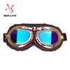 Óculos de Motociclismo Harley com Armação Redonda Moda Óculos à Prova de Vento e Poeira para Motocicleta Veículo Elétrico Óculos Harley Retrô