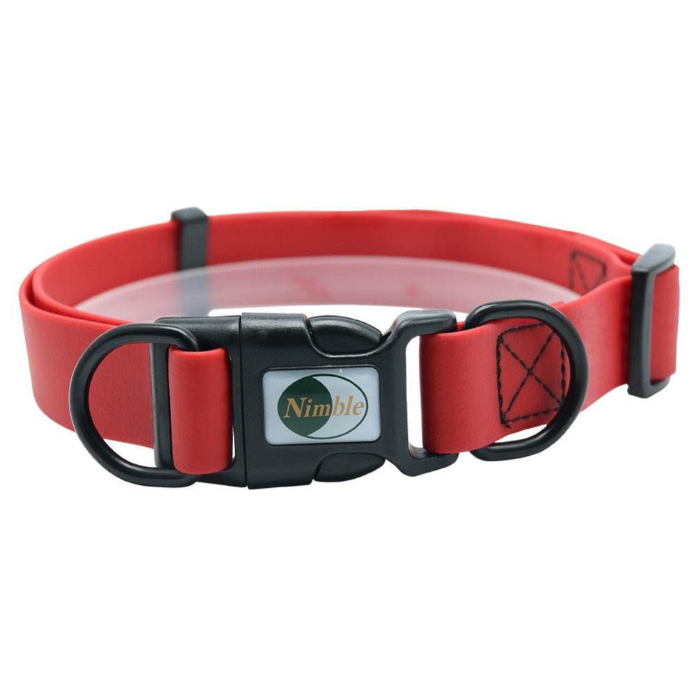 JanPet New High quality pet dog collar PVC waterproof Cat collar anti dirty easy to clean for Big small dogs puppy pet products