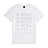 Mens Lettering Crew Neck T-Shirt