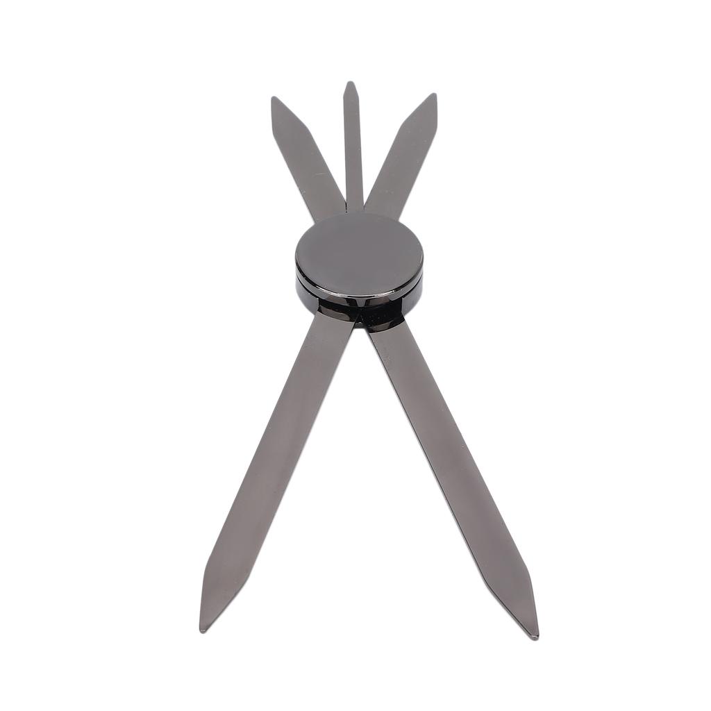 Eyebrow Stencil Ruler Compass Guide 3 Point Positioning Symmetrical Stainless Steel Eyebrow Caliper for Makeup