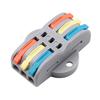 10Pcs Quick Wire Connector Push In Electrical Terminals Block For Soft And Hard Wires Quick Installation Enduring