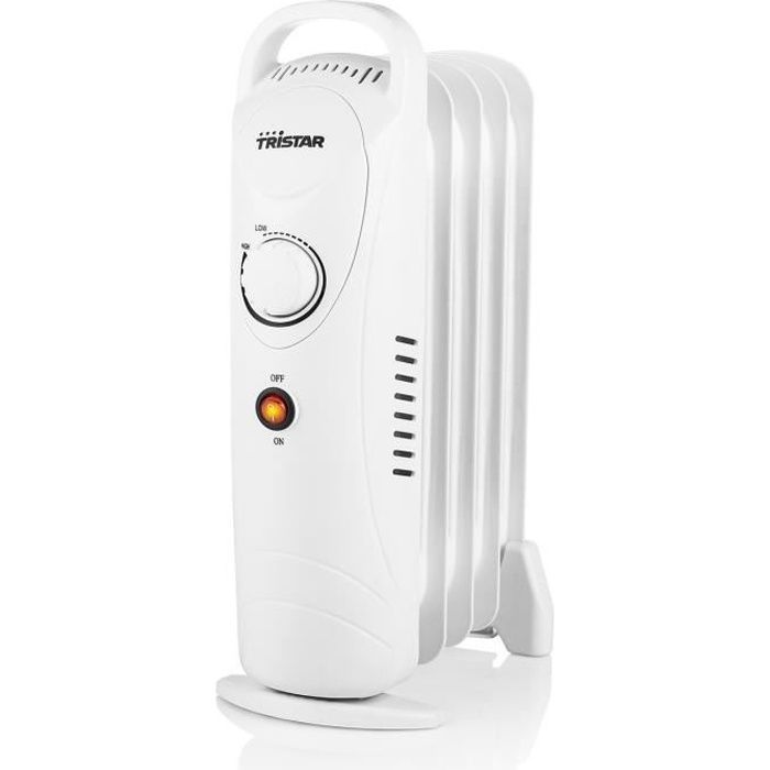 Tristar Mini-radiateur à bain d'huile 5 ailettes KA-5103 500 W