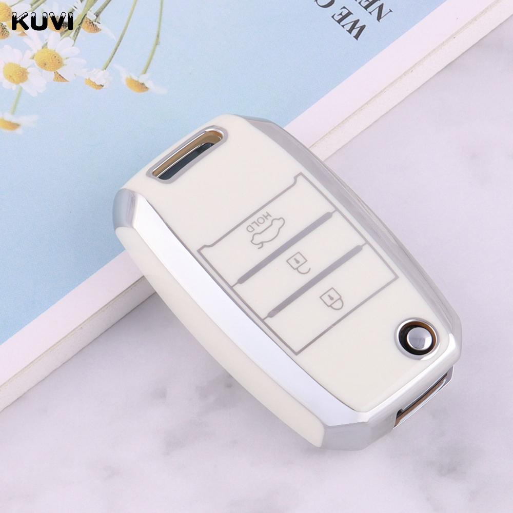 Tpu Car Flip Key Case Cover Shell For Kia Rio K2 K3 K4 K5 Sportage Picanto Optima Soul Ceed Sorento Forte Cerato Stinger Keyless