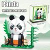Non-Toxic 161+Pcs Random One Animal Building Blocks Toys Model Lion Panda Peacock Owl Animal Assemble Bricks Toy Sets Ornament Gifts