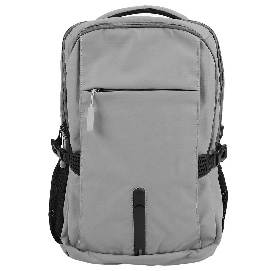 Laptop Backpack Multifunctional Anti Theft Waterproof Grey Fashionable Business Package for Men