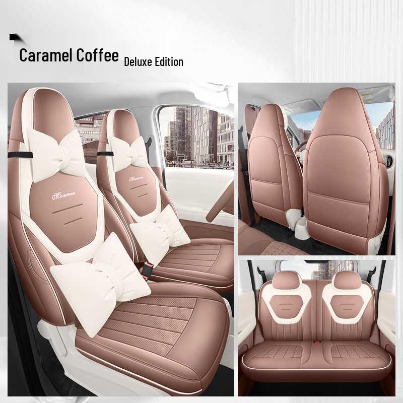 Wuling Bingo Pro Full Coverage Leather Car Seat Cover - All-Season Cushion