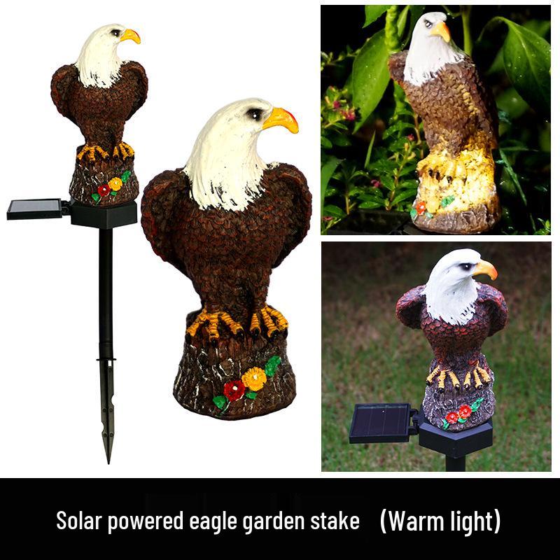 

Solar Owl Resin Garden Lamp - Decorative Courtyard and Lawn Night Light