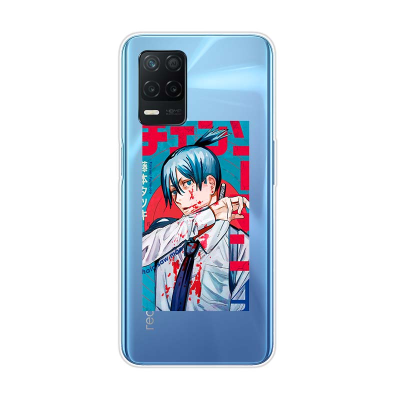 Anime Chainsaw Man Pentru Realme 8 8i V3 V5 GT Neo Flash Edition Explorer Master Neo2 Narzo 30 50i 50A C21Y Husă Telefon