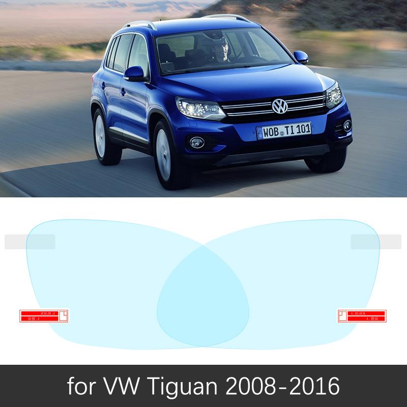 Para Volkswagen VW Tiguan MK1 MK2 2008~ Espejo retrovisor de cobertura completa, película antivaho a prueba de lluvia, accesorios 2010 2015