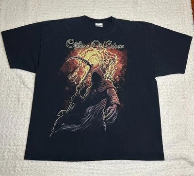 Y2K VTG Children Of Bodom Roundtrip To Hell And Back Maglietta 3XL Band Metal RARA